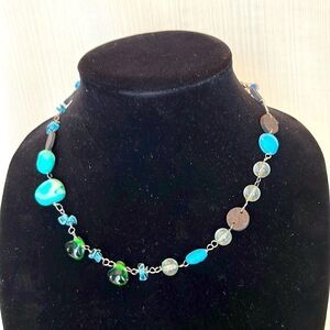 Planet Hollywood Rustic Choker Necklace Tourist Turquoise Orlando Tourist Piece